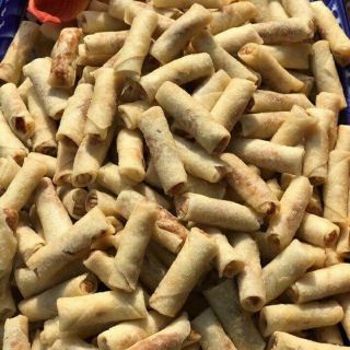Chả giò mini tôm giòn rụm ăn liền