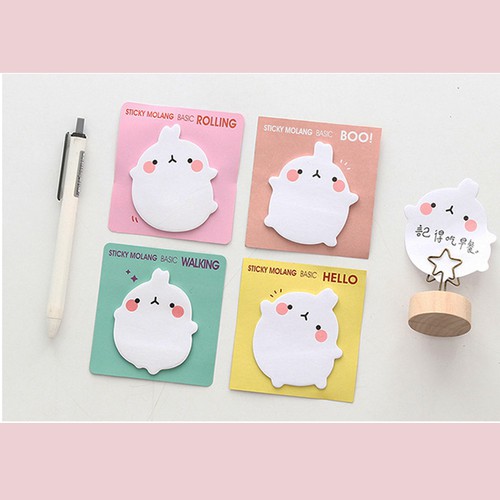 Xấp sticker giấy note/bookmark thỏ Molang