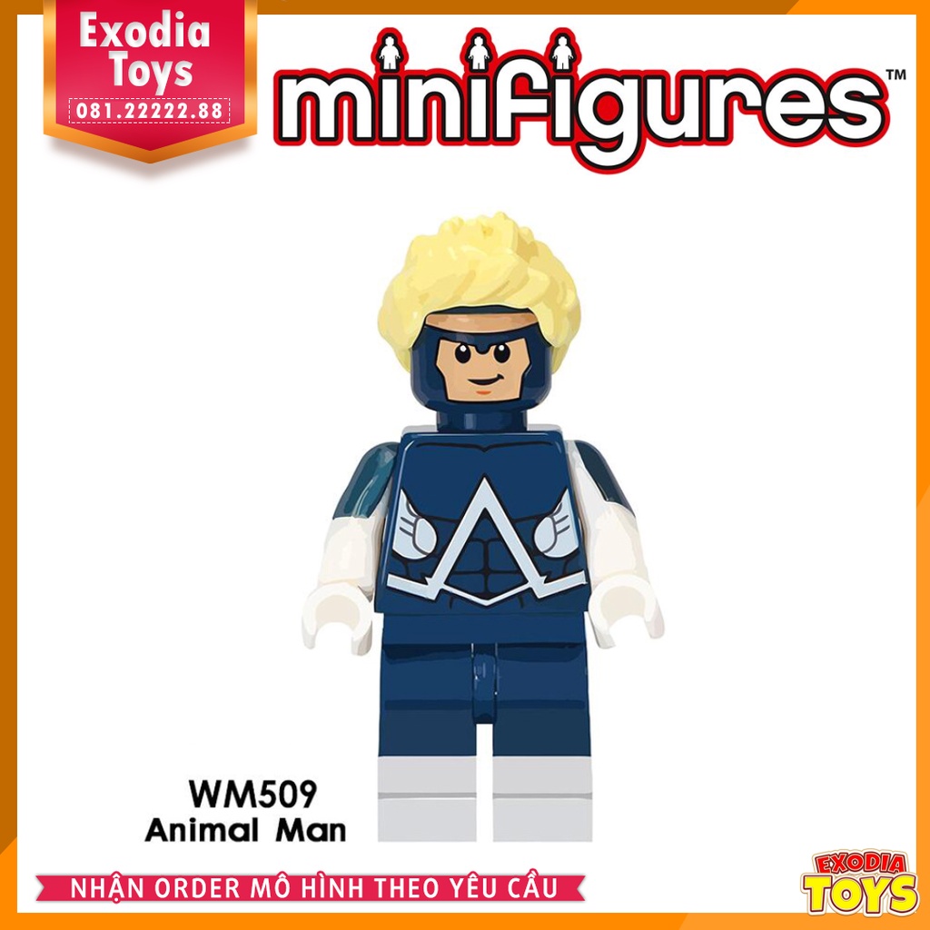 Xếp hình Minifigure Siêu anh hùng vũ trụ Marvel và DC Comics - Đồ Chơi Lắp Ghép Sáng Tạo - WM6033