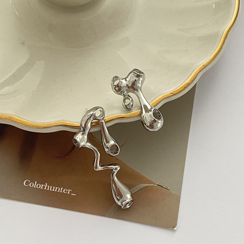 Khuyên tai bất đối xứng thời trang xu hướng phong cách vintage 19460