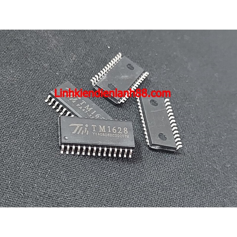 (5 con) IC Điều Khiển Led TM1628 1628 SOP-28 Mới Chính Hãng 100% (Thay Thế Được Cho LK1628)