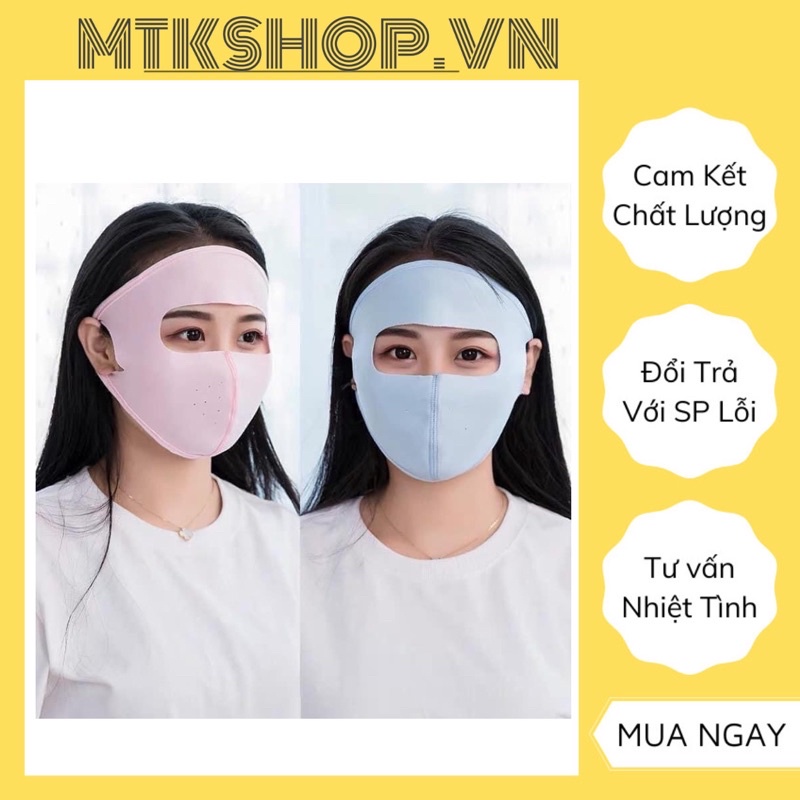 KHẨU TRANG CHỐNG TIA UV - CHE CẢ KHUÔN MẶT, CHỐNG NẮNG TUYỆT ĐỐI