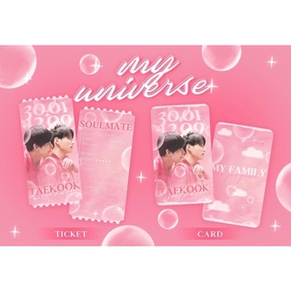 Ticket răng cưa, card trang trí