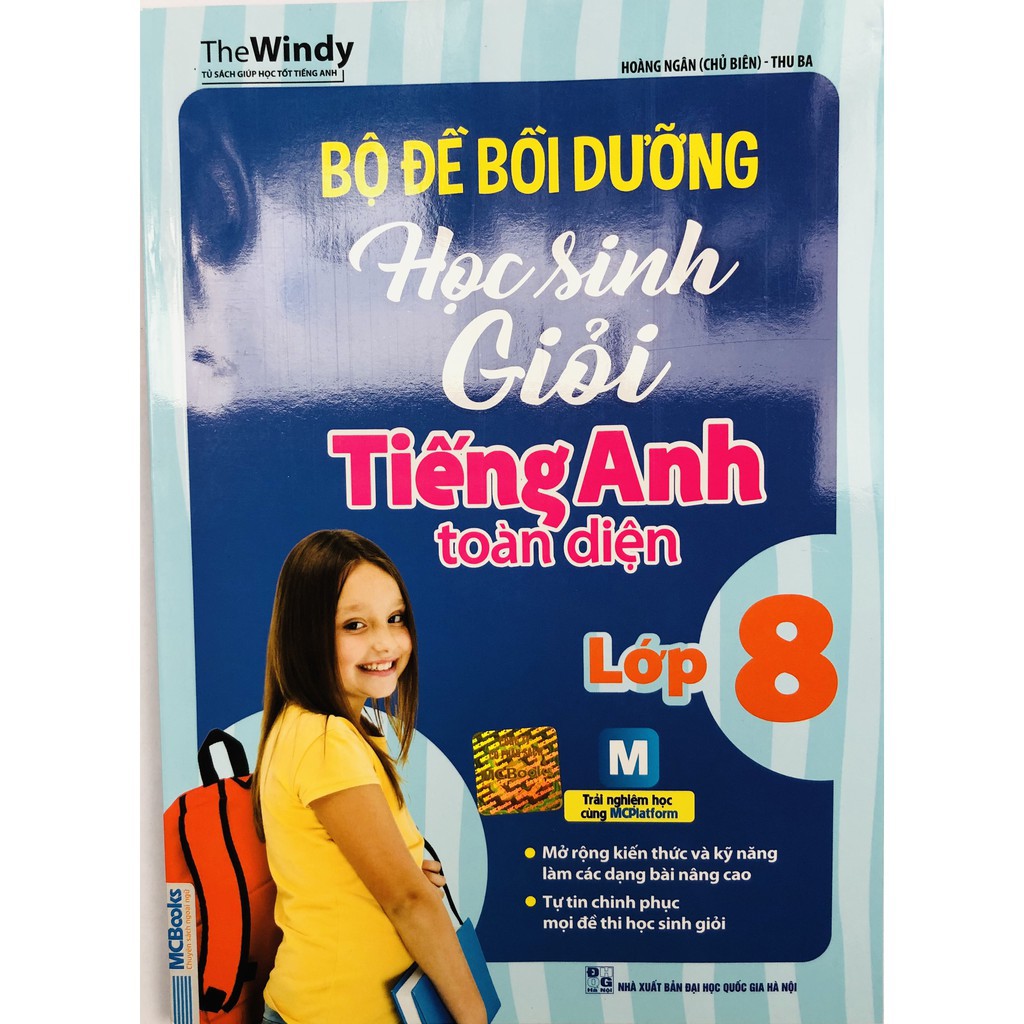 Sách - Bộ Đề Bồi Dưỡng Học Sinh Giỏi Tiếng Anh Toàn Diện Lớp 8 +Tổng Hợp Ngữ Pháp Và Bài Tập Tiếng Anh Lớp 8 tặng bút bi