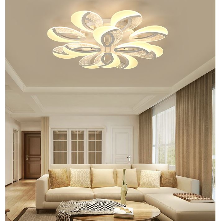 Đèn trần MONSKY MIYITA kiểu dáng hiện đại trang trí nội thất sang trọng với 3 chế độ ánh sáng  - kèm điều khiển từ xa.