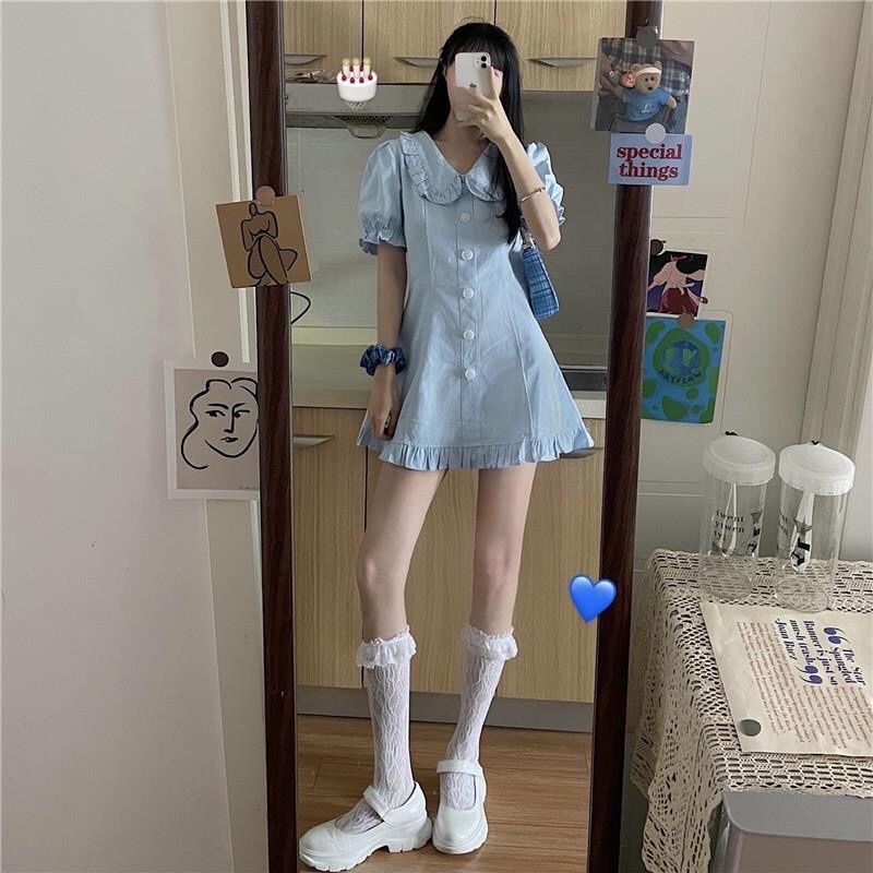 Đầm Midi Tay Ngắn Thời Trang Mùa Hè Cho Nữ [ 1000c đầu rẻ nhất] | BigBuy360 - bigbuy360.vn