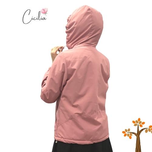 (TẶNG QUÀ 20K) Áo Khoác Nữ Đẹp Hàn Quốc Cao Cấp Mùa Đông Lót Lông Cừu Hot Trend 2021 Vải Tráng Bạc Chống Nước Cicilia | BigBuy360 - bigbuy360.vn