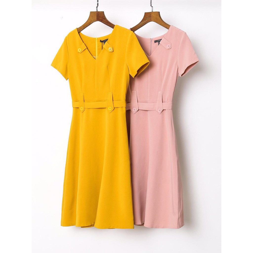 [Mã WASTMAY giảm 15% tối đa 30K đơn 150K] ĐẦM CỔ TIM XUẤT XỊN D458