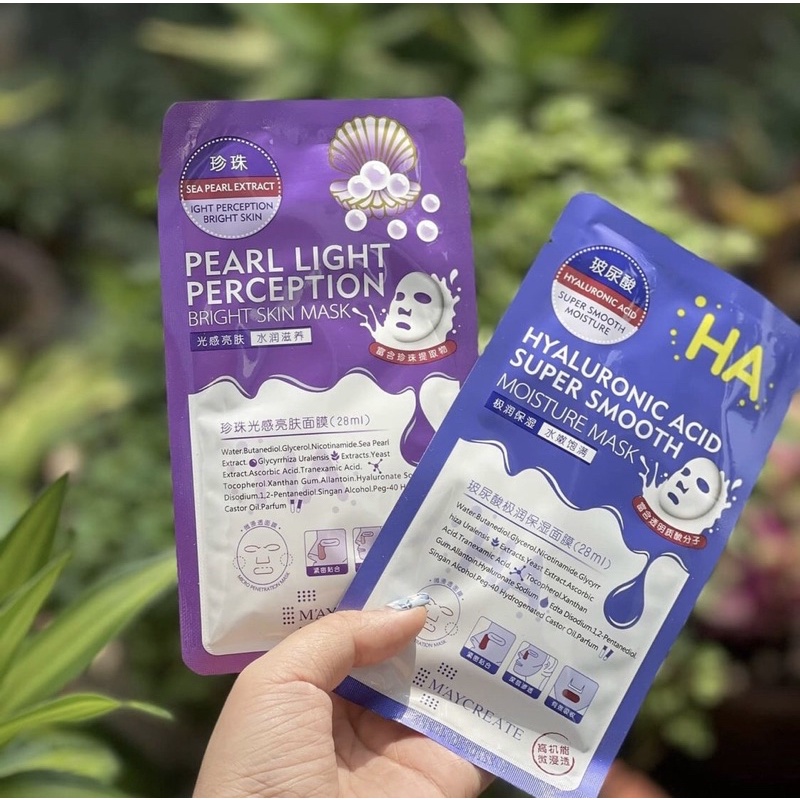 ❌Mặt nạ May Create HA (Hyaluronic acid) SUPER SMOOTH MOISTURE MASK