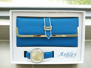 Bộ đồng hồ và ví Ashley nhập từ Mỹ