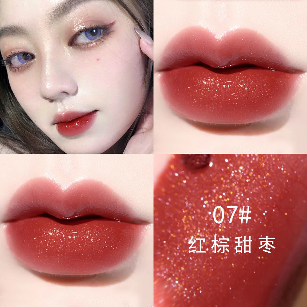 [Hàng mới về] Son môi có nhũ ánh ngọc trai lấp lánh dưỡng ẩm chống nước kích thước