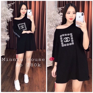 Chuẩn Áo thun tay tay lỡ phom rộng loại 1