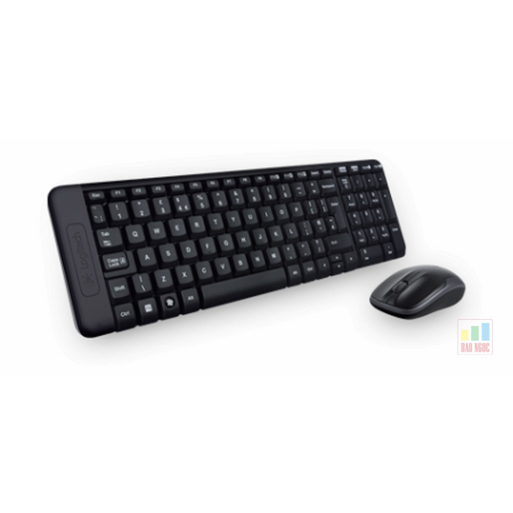Bộ bàn phím và chuột không dây Logitech MK220
