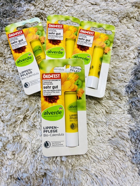 [HÀNG XÁCH TAY TỪ ĐỨC ]🇩🇪Son dưỡng môi Alverde tinh chất hoa cúc, 4,8 g | BigBuy360 - bigbuy360.vn
