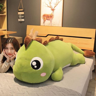 Gấu bông khủng long mắt lồi khổ 110cm