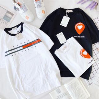 Áo thun cổ tròn ulzzang - ảnh thật