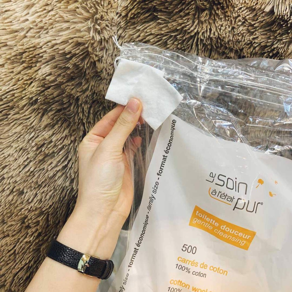 BÔNG TẨY TRANG TETRA LE SOIN LARETAT PUR 500 MIẾNG CỦA PHÁP | BigBuy360 - bigbuy360.vn