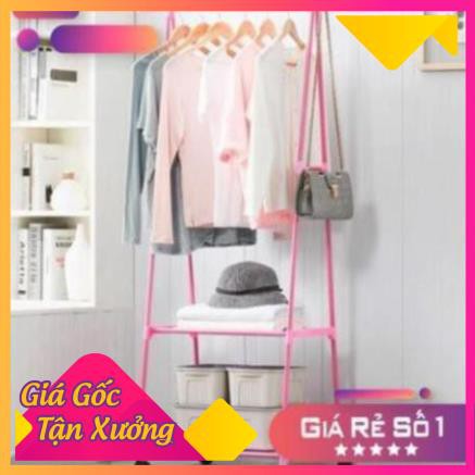 Kệ treo quần áo chữ a đa năng loại 1 - kệ treo quần áo chữ a khung sắt tĩnh điện - giao mẫu ngẫu nhiên