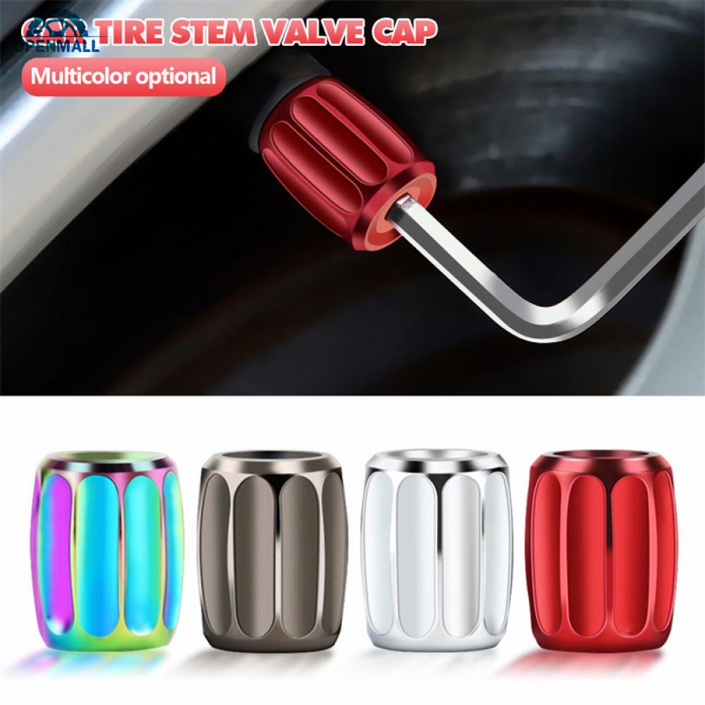 Set 4 Nắp Đậy Van Bánh Xe Ô Tô Chống Trộm Tiện Lợi