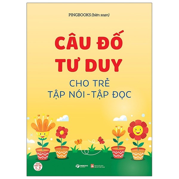 Sách - Câu đố tư duy cho trẻ tập nói - tập đọc (Bìa cứng)