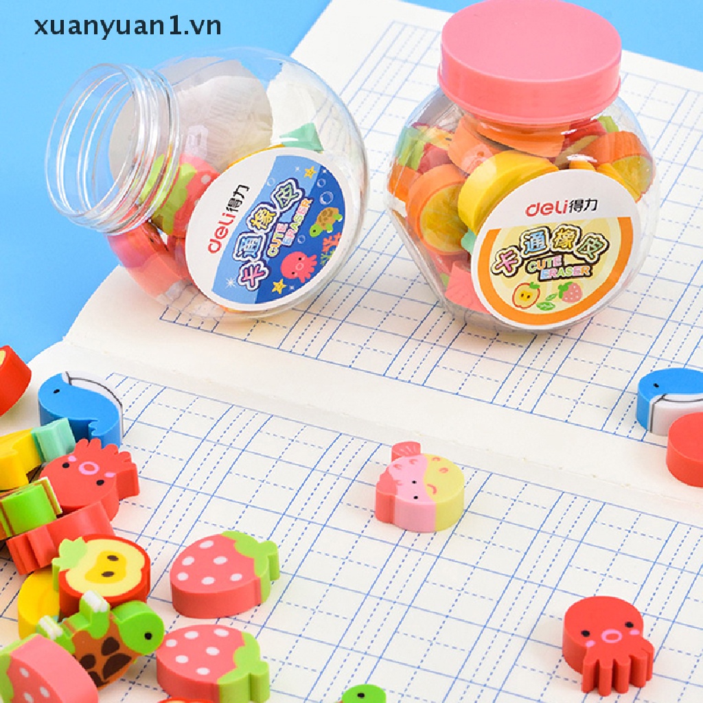 Set 20 Gôm Tẩy Tạo Hình Trái Cây Dễ Thương