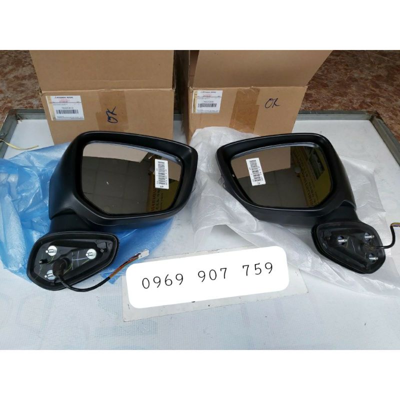 Gương chiếu hậu xe Mitsubishi Xpander Gập điện  có ốp mạ đi kèm