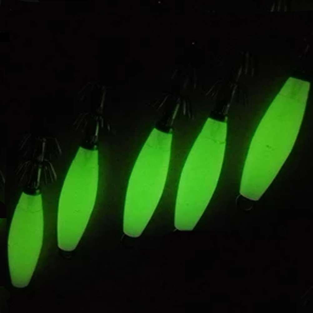 Mồi Giả Câu Cá Hình Con Mực Phát Quang