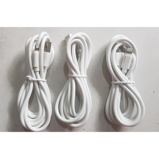 CÁP SẠC LIGHTNING DÀI 1M CHO IPHONE IPAD TRẮNG