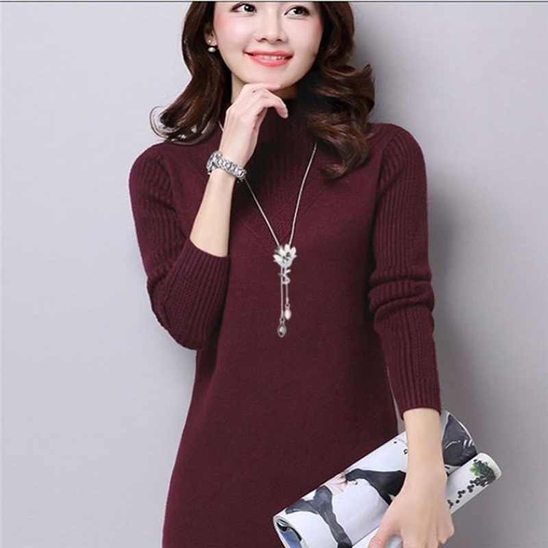Dây chuyền dạng xích dài gắn hoa đính kim cương giả thời trang cho nữ