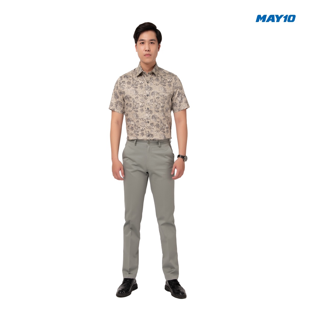 Áo sơ mi nam cộc tay dáng suông May 10 mã 010120003 màu AH232
