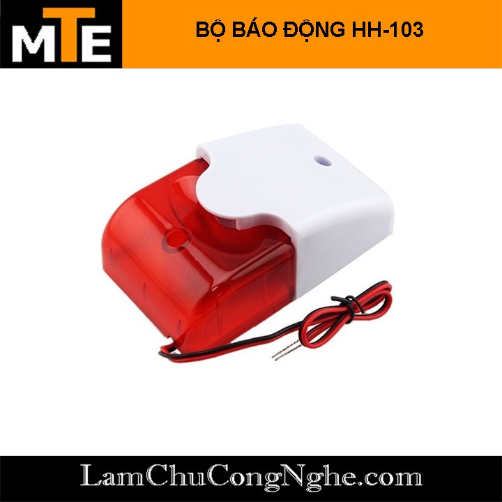 Còi báo động và nháy đèn 12V HH-103 siêu nhanh nhạy