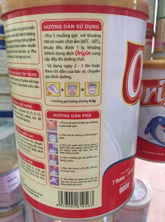 Sữa Origin viện dinh dưỡng