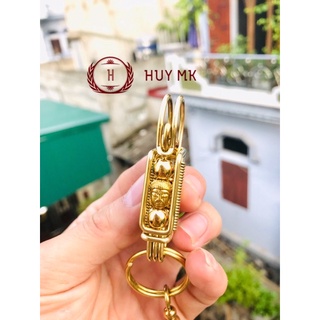 móc khoá thủ công phật vàng