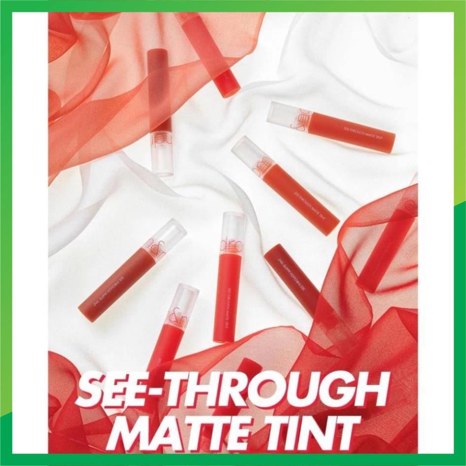 Son Kem Lì, Siêu Mịn Môi Hàn Quốc Romand See Through Matte Tint 3.8g _hanquocmypham2022