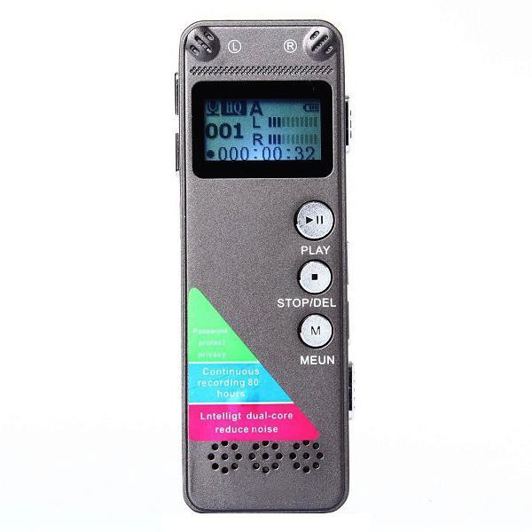 Máy ghi âm nhỏ gọn chất lượng cao hẹn giờ ghi âm 80h liên tục