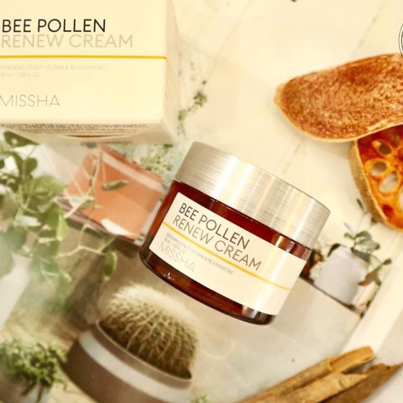 Kem trẻ hóa & dưỡng trắng Missha Bee Pollen Renew Cream 50ml ...