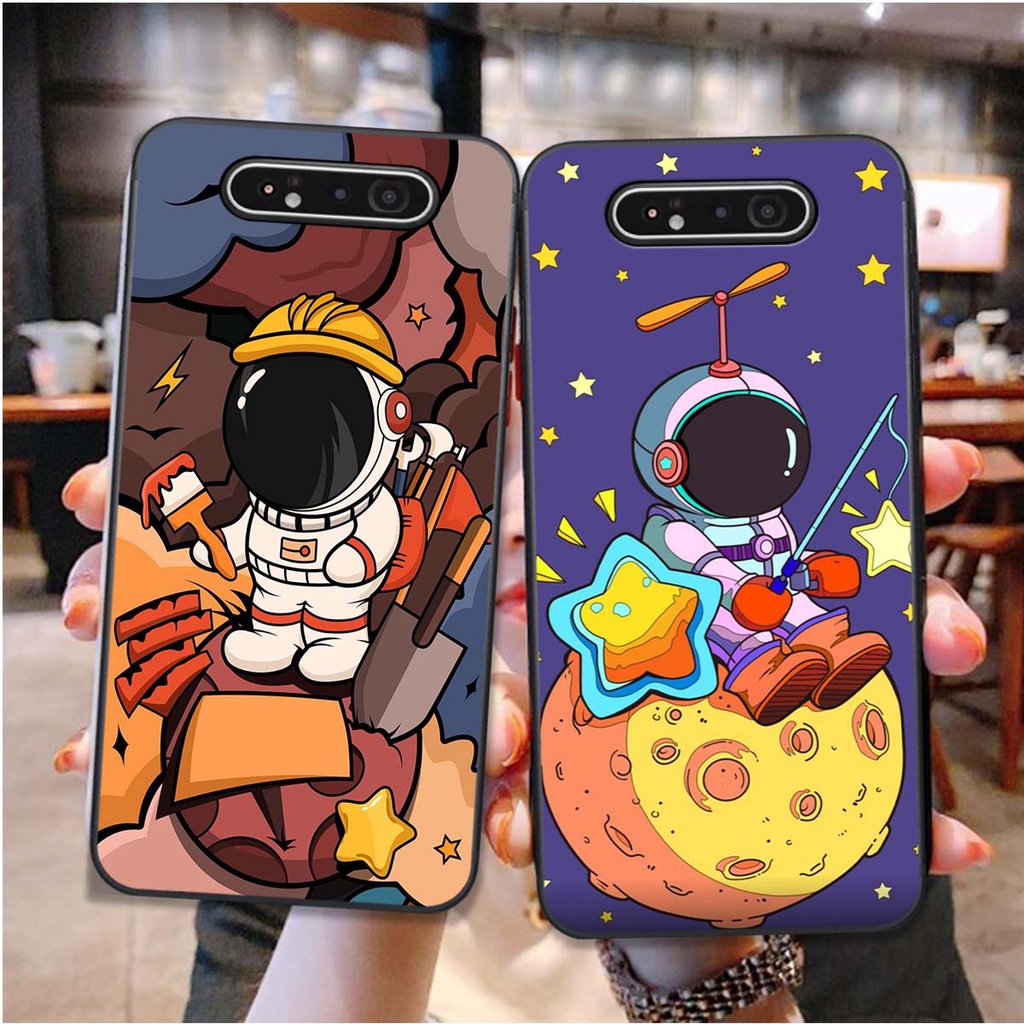 Ốp điện thoại Samsung a80 bộ hình vũ trụ hot tren hình ảnh sắc nét giá rẻ