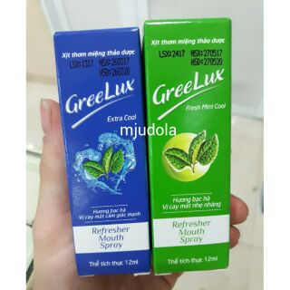 Xịt thơm miệng Greelux - khử mùi cho hơi thở thơm mát