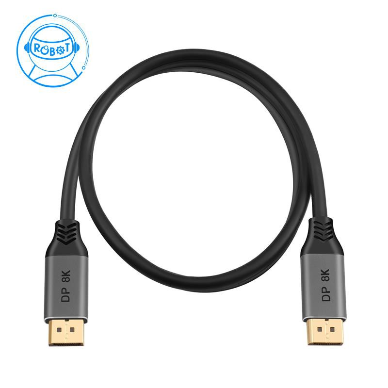 DP Cable Copper Cord Ultra HD 8K 4K Displayport Adapter Cable High Speed 32.4Gbps Converter for PS4 HDTV Projectors 1M