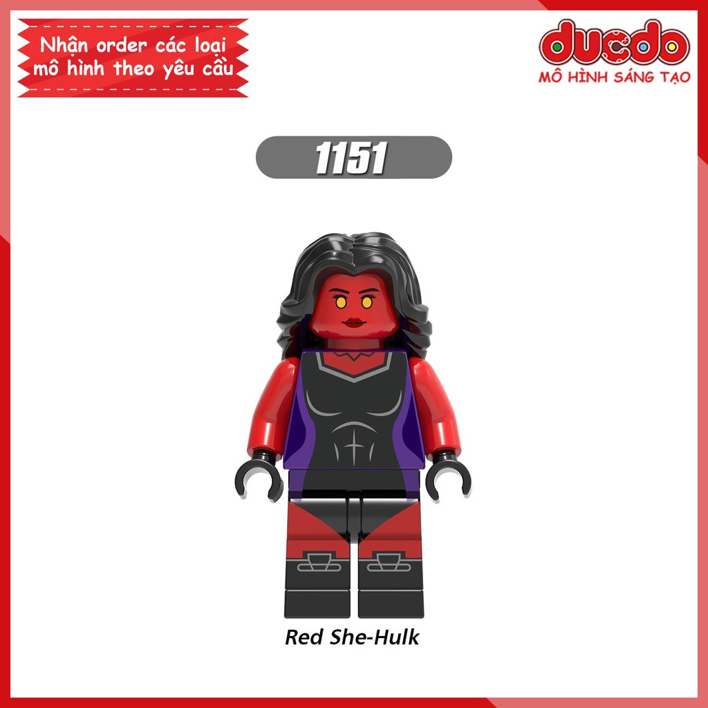 Minifigures các nhân vật siêu anh hùng full trang bị - Đồ chơi Lắp ghép Xếp hình Mô hình Mini Iron Man XINH X0244