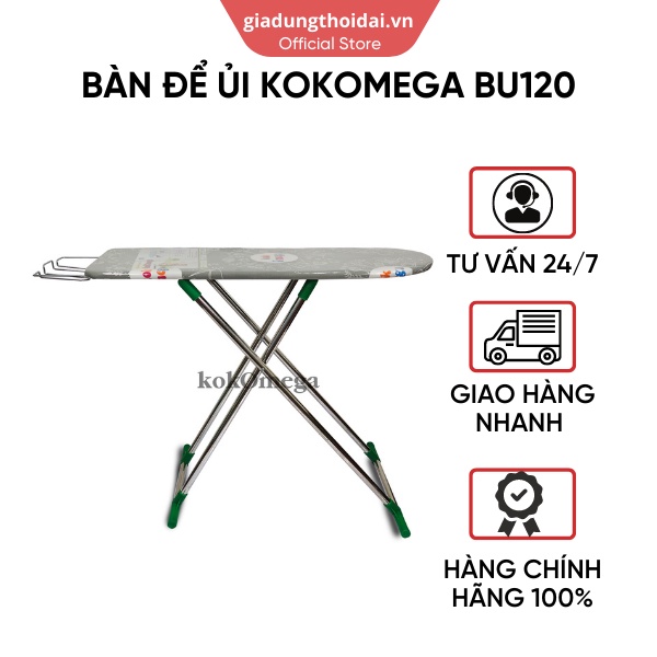 Bàn Để Ủi Quần Áo Kiểu Đứng BU120 35*100CM (Ø25)