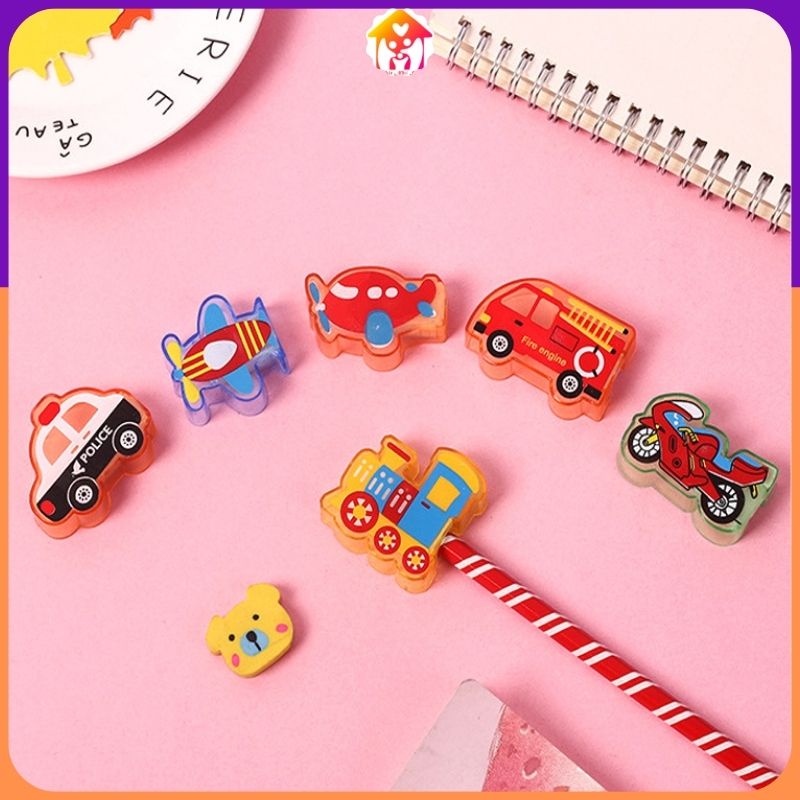 Gọt bút chì phương tiện giao thông đáng yêu cho bé