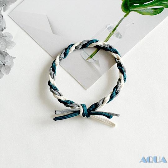 Dây Buộc Tóc Đuôi Ngựa Co Giãn Màu Trơn / Màu Sắc Phù Hợp Với Phụ Kiện Cho Nữ