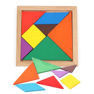 [ĐỒ CHƠI TRÍ TUỆ] Đồ chơi Tangram đơn có hướng dẫn