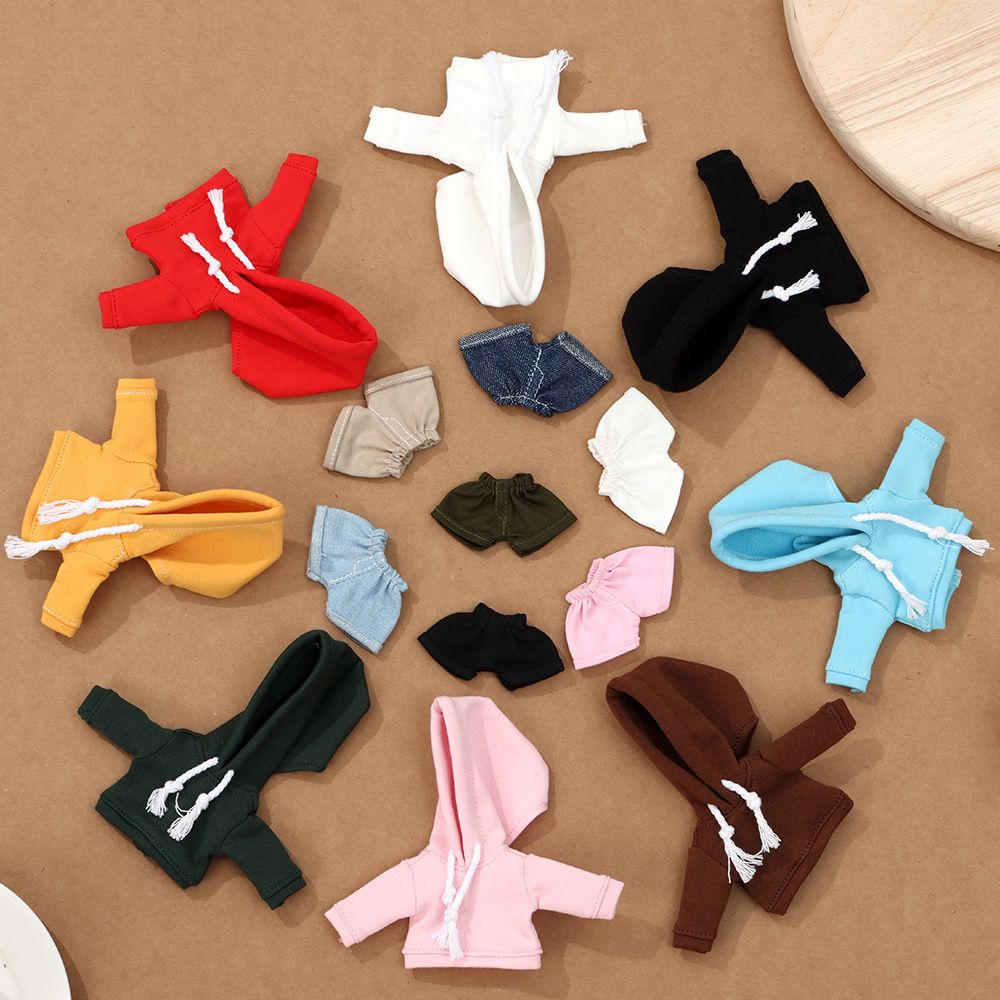 Áo hoodies thời trang cho búp bê 12~16cm tỉ lệ 1/6 1/12