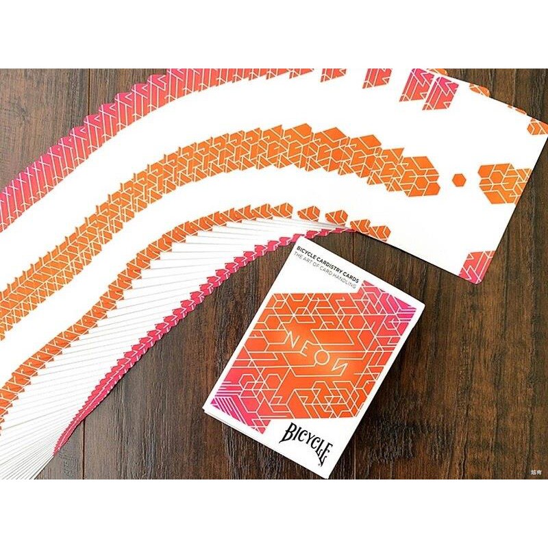 Bộ bài tây Cardistry NEON ORANGE BUMP V2 playing card