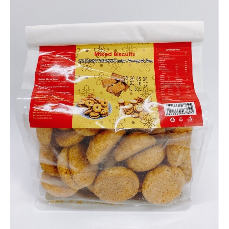 BÁNH DỪA CỤC TÚI 500G