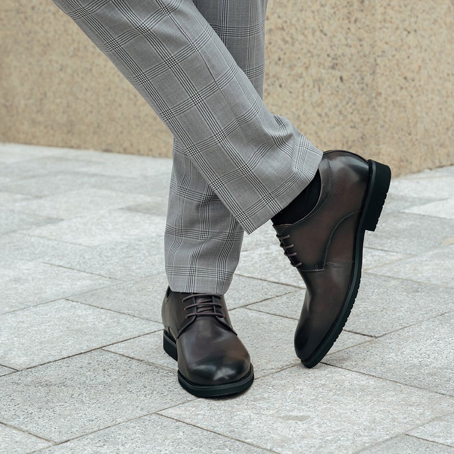 Giày Derby LAFORCE tăng chiều cao GCLA851-20-XA Tặng Tất Nam Cao Cấp