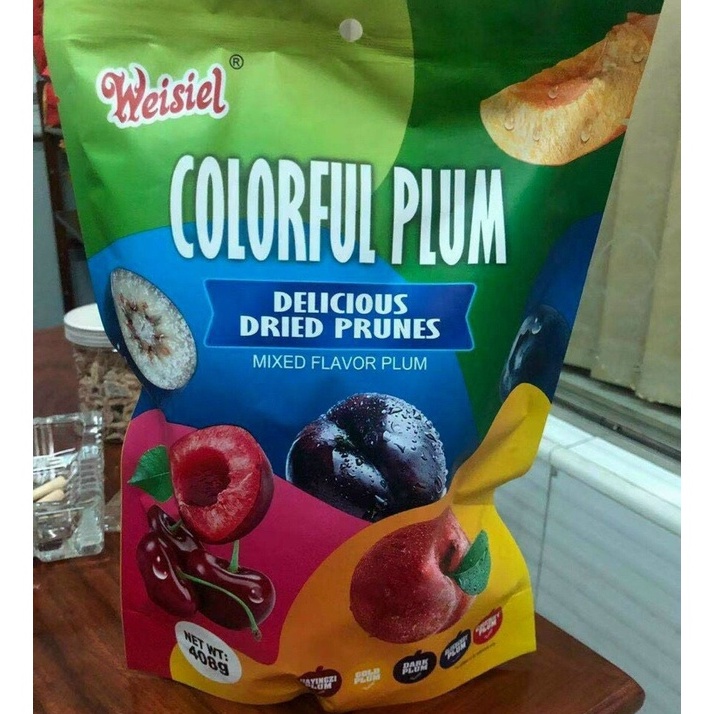 🍅🍎🍏Ô Mai Cherry - Ô Mai Việt Quất Plums Siêu Ngon, Túi 408G