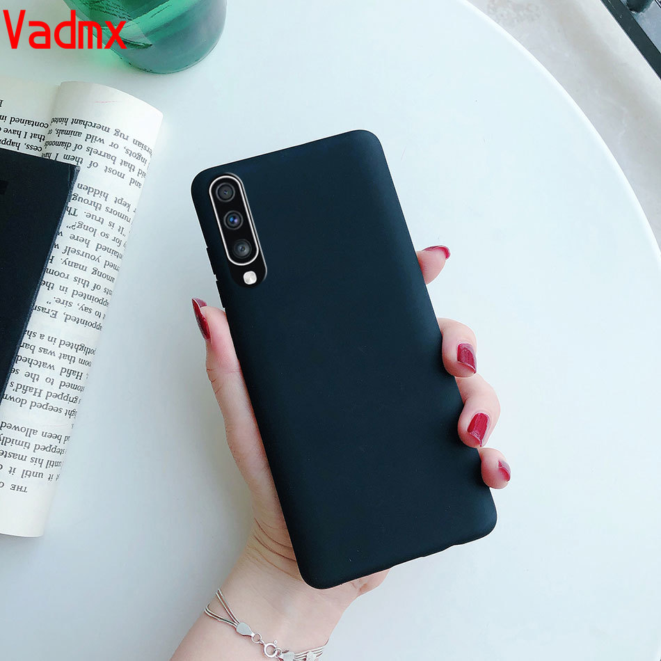 Ốp Điện Thoại Silicon Mềm Màu Trơn Cho Samsung Galaxy A50 A70 A50s A30s A40 A60 M40